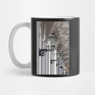 Alster arcades, lanterns, Hamburg Mug